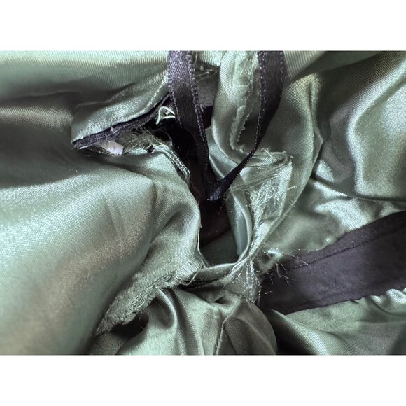 Vintage Maxima Wilsons leather suede patchwork flare pants sz 8 fairy goblin - Picture 6 of 7